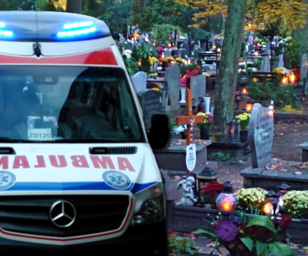 Tragedia na cmentarzu. Starszy mężczyzna zmarł podczas porządkowania grobów