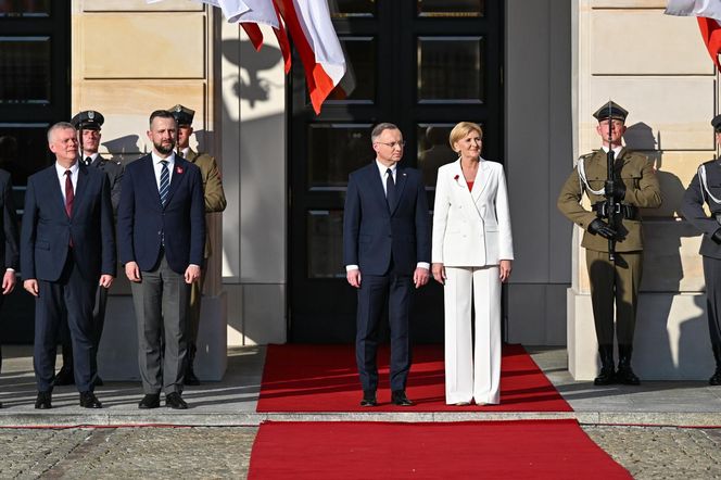 Agata Duda w bieli 
