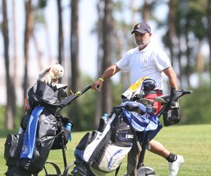 Michał Probierz na polu golfowym