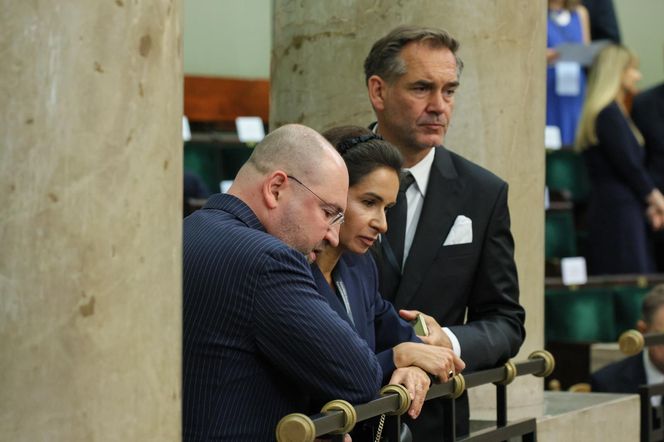 Rodzina Karola Nawrockiego na zaprzysiężeniu 