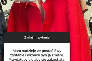 Anna Kerth (Ewa Kalinowska) z M jak miłość na Instagramie o zniknięciu z serialu