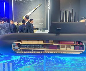 Stoisko Hanwha podczas MSPO 2025