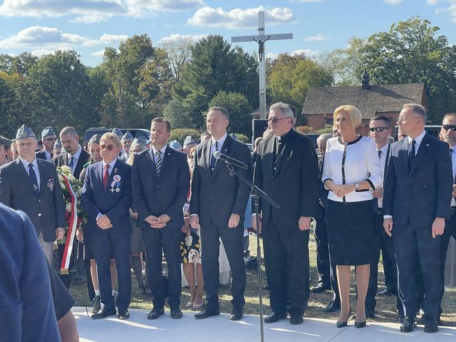 Odsłonięcie pomnika Solidarności w Amerykańskiej Częstochowie