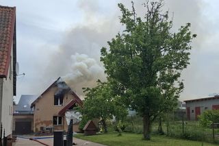 Pożar w Stawigudzie. Poparzona kobieta w szpitalu
