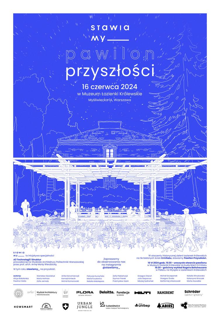 Pawilon Przyszłości w Łazienkach Królewskich w Warszawie