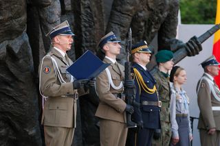81. rocznica Powstania Warszawskiego. Uroczystość na pl. Krasińskich (31.07.2025)