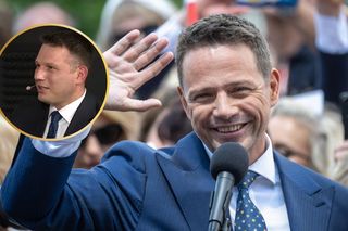 Sławomir Mentzen po rozmowie z Rafałem Trzaskowskim. Będę poganiał obecny rząd - obiecał kandydat KO