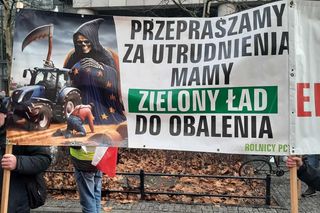 Protest rolników w Warszawie (3.01.2025)
