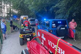 Paralotniarz spadł na plażowiczkę. Groźny wypadek w Chłopach