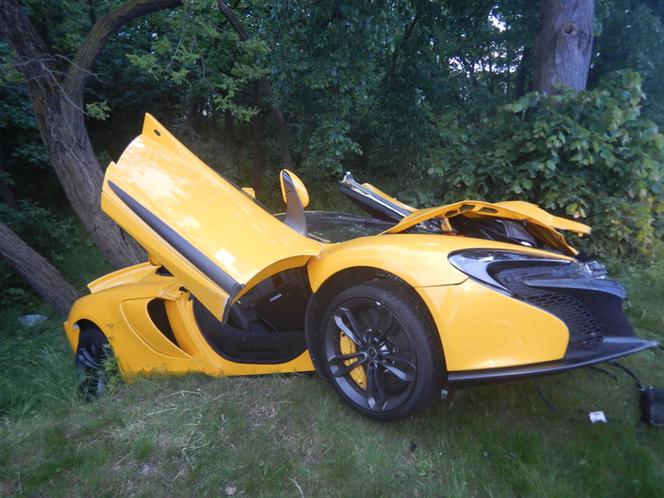 Wypadek McLarena w Krapkowicach