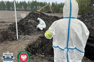 Wielka akcja policji! Rakotwórcze substancje ukryte w bunkrach i zakopane w ziemi. Gdzie odkryto składowiska?