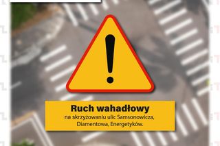 Lublin - prace drogowe i wahadło na ul. Diamentowej [AUDIO]