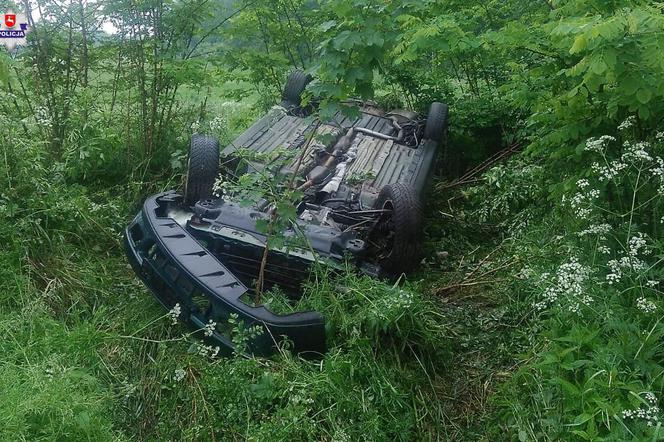 Ukrył się w zbożu przed policjantami