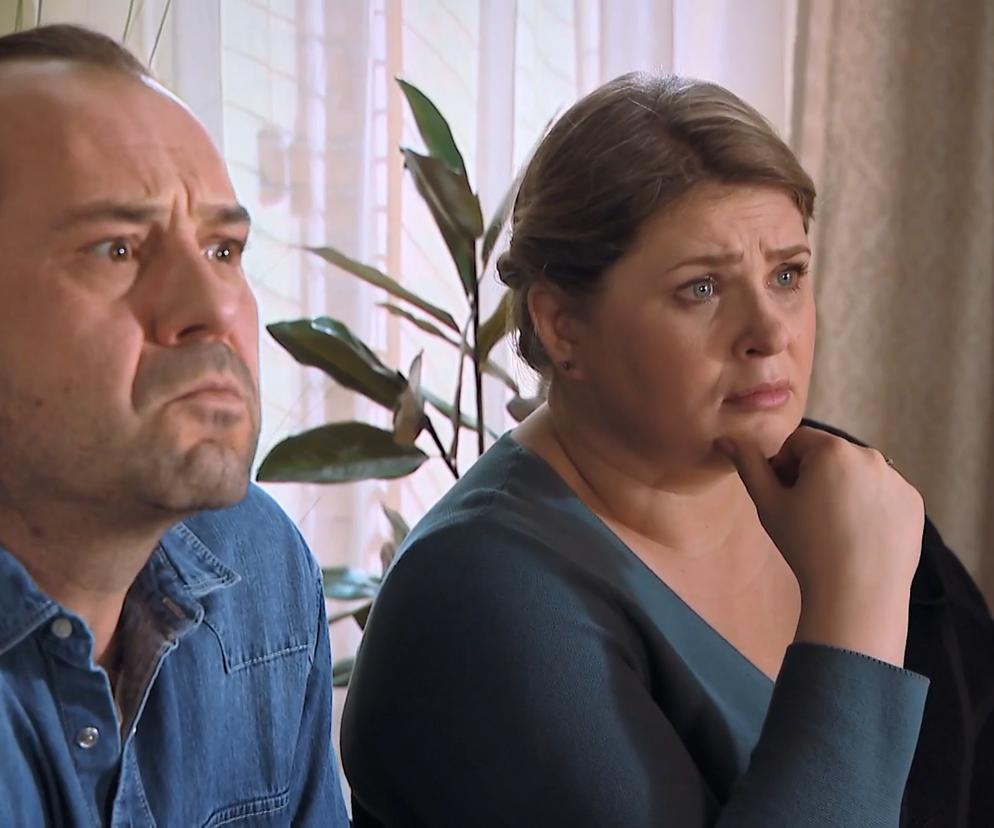 Barwy szczęścia, odcinek 2664: Aldona (Elżbieta Romanowska), Borys (Jakub Wieczorek)