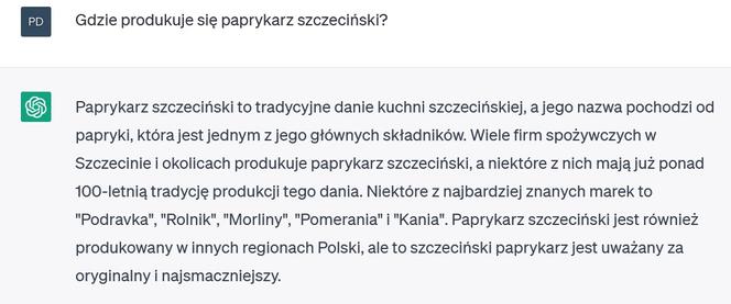 Chat GPT o Szczecinie 