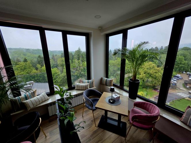 Kawiarnia Widokowa w Polańczyku Perła Bieszczadów.