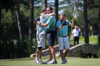 Tak Jerzy Dudek uczcił wygraną w golfie