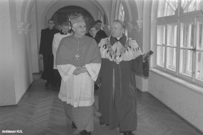 Wizyta kard. J. Ratzingera na KUL w 1988 r.
