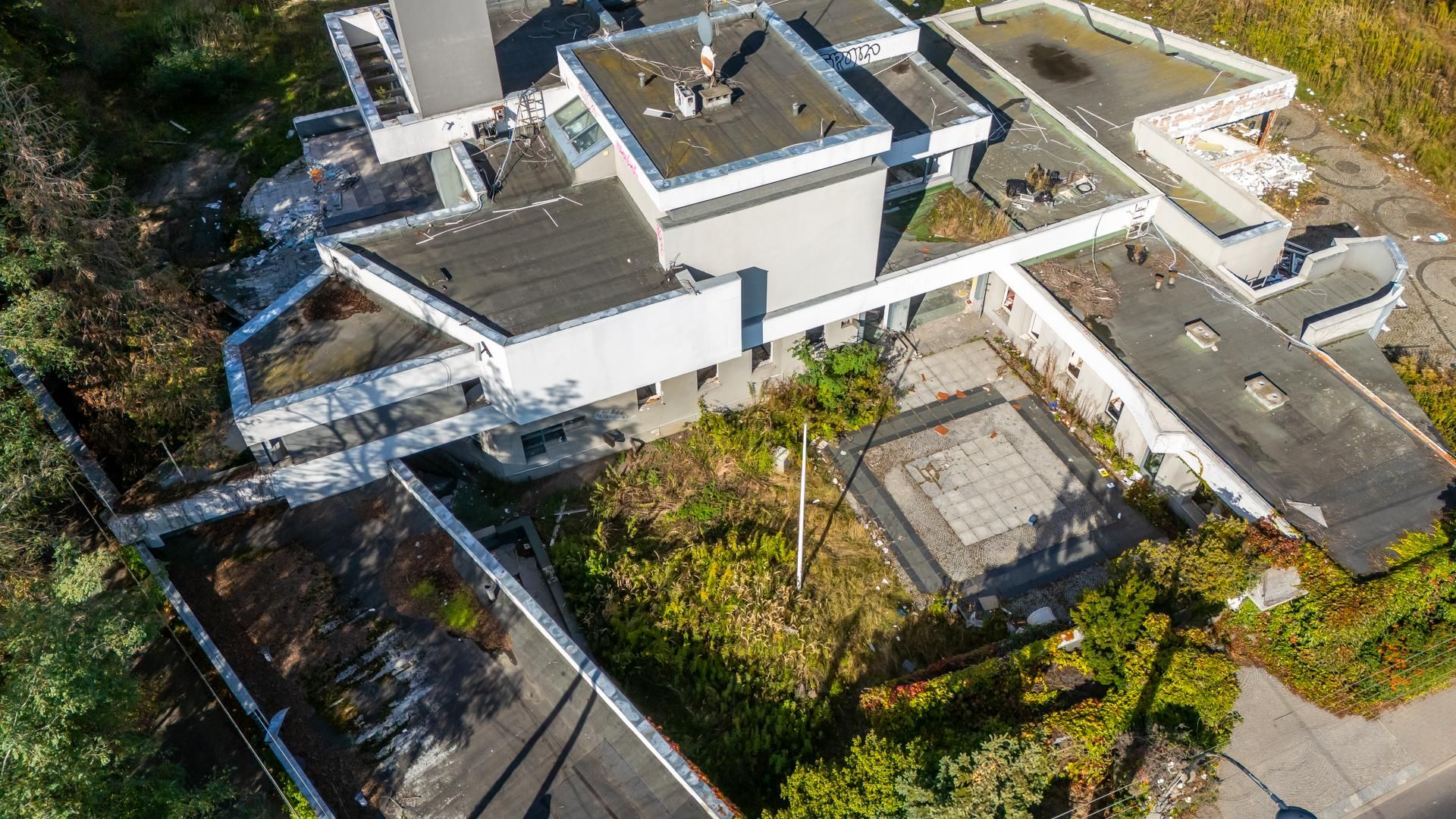 Opuszczona willa przy Ryżowej 72 w Warszawie