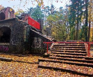 Porządkowanie terenu wokół wieży Quistorpa