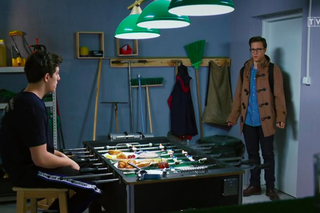 Barwy szczęścia, odc. 2042. Kajtek (Jakub Dmochowski), Justin (Jasper Sołtysiewicz)