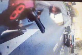 Tak Jerzy S. pędził po ulicach miasta. Potrąciłeś mnie! Nie uciekaj, bandyto!