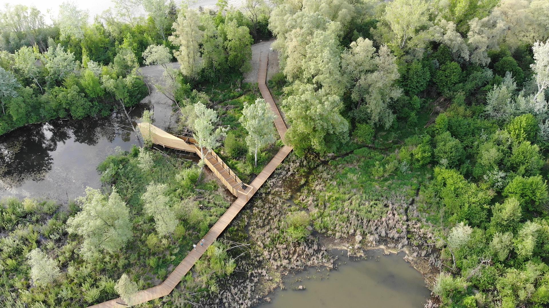 Enklawa Przyrodnicza Bobrowiska w Starym Sączu, proj. 55 Architekci