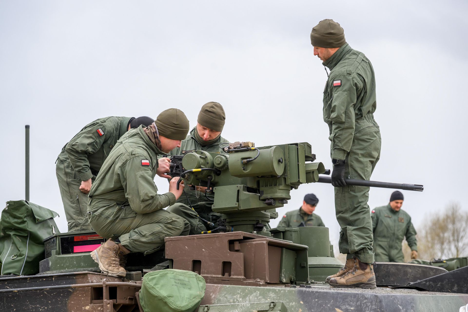 Polscy czołgiści znów na poligonie. Nowe Abramsy już strzelają! [GALERIA]