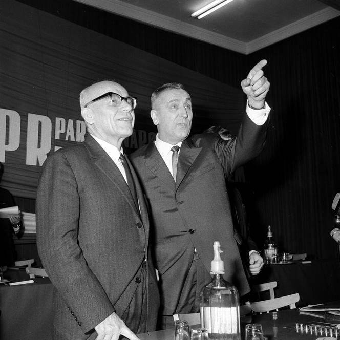 Władysław Gomułka i Edward Gierek - pierwsi sekretarze Komitetu Centralnego PZPR
