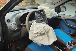 Wypadek na głównym skrzyżowaniu w Wałbrzychu. „Nie zauważył pojazdu jadącego z przeciwka 