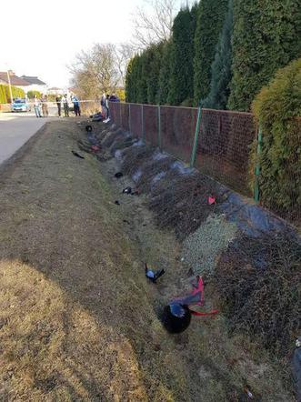 Wypadek w Mokrej Wsi, zginął motocyklista