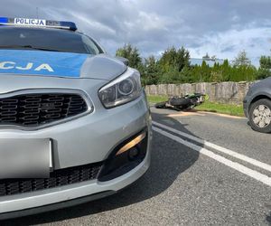 Droga pod Tarnowem zablokowana. Nie żyje motocyklista