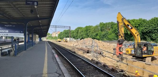 Na stacji Olsztyn Główny trwają intensywne prace 