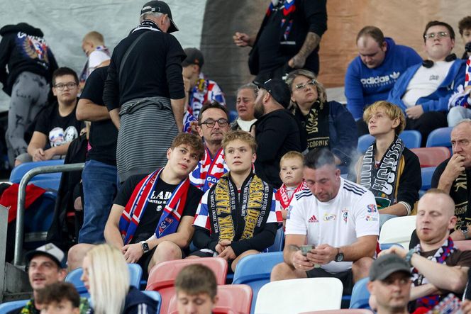 Kibice na meczu Górnik Zabrze - GKS Katowice w sobotę 21 września