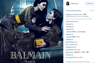 Kendall Jenner i Kylie Jenner dla Balmain Paris