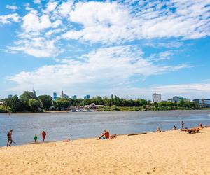 Plażówka Saska, czyli plaża na Saskiej Kępie