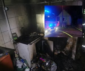 Pożar w Rudzie. Sześcioosobowa rodzina straciła dom
