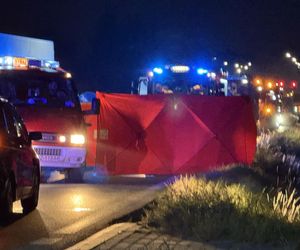 Błonie. Wjechali hulajnogą elektryczną prosto pod tira. Nie mieli szans, zaginęli na miejscu