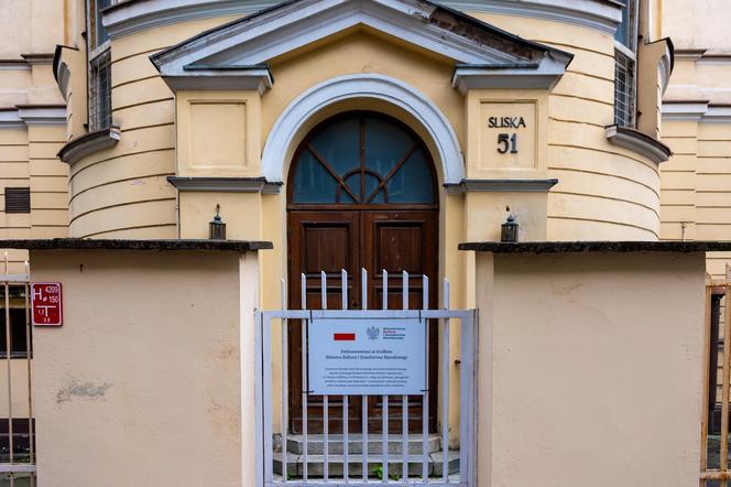 Nowa siedziba Muzeum Getta Warszawskiego – wejście od ul. Śliskiej