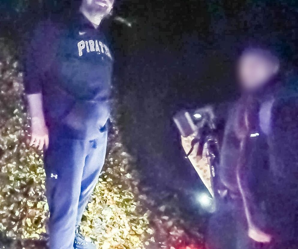 Elbląg. Po służbie uratowali zaginionego w lesie 65-latka