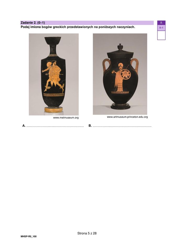 Matura 2025 historia sztuki - arkusz CKE 14.05.2025 - Formuła 2023