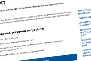 ePIT 2019. Od 15 lutego można logować się na podatki.gov.pl. Serwery są przeciążone