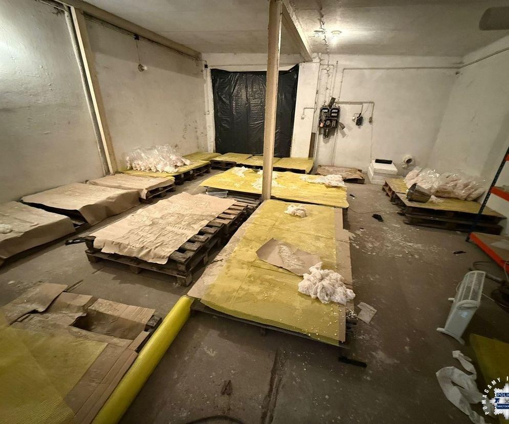 Świętokrzyskie. Policja zlikwidowała dużą fabrykę narkotyków. GALERIA ZDJĘĆ