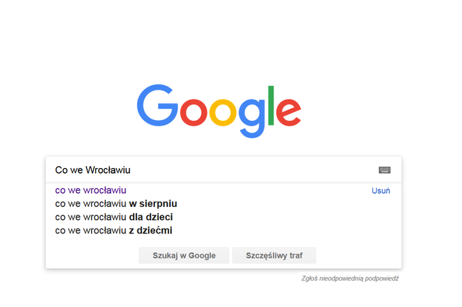 Wrocław w Google