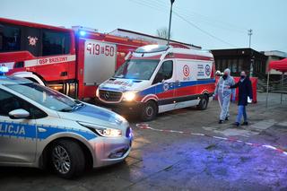 Nożownik z Brzezin z zarzutami. Zginął mężczyzna, policjant został ranny