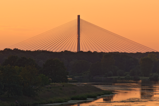 Most Rędziński o zachodzie słońca [ZDJĘCIE]