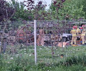 Wybuch gazu na prywatnej posesji w Sosnowcu. Huk było słychać w kilku miastach 