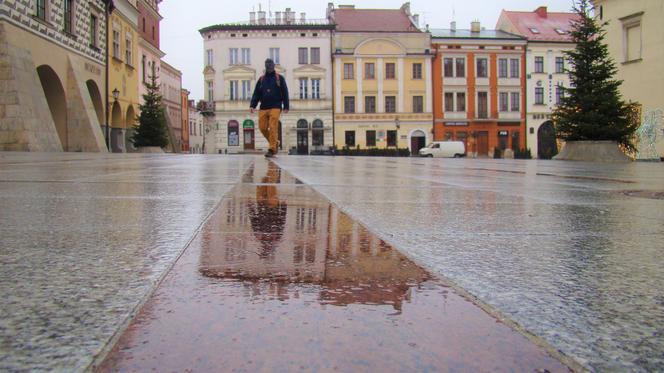 Śliski rynek w Tarnowie