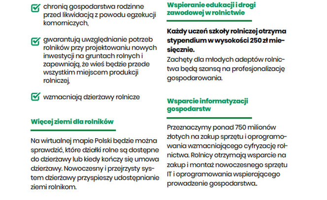 Polski Ład dla polskiej wsi