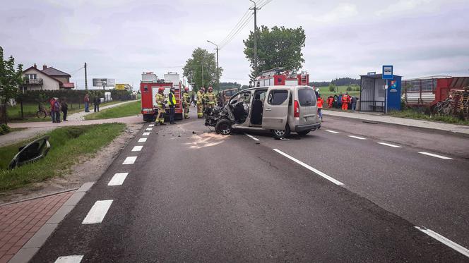 DK 61. Wypadek pod Grajewem